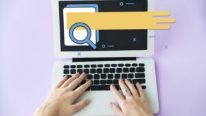 SEO på laptop